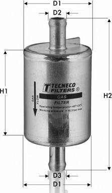 Tecneco Filters GAS46001 - Filter za gorivo www.molydon.hr
