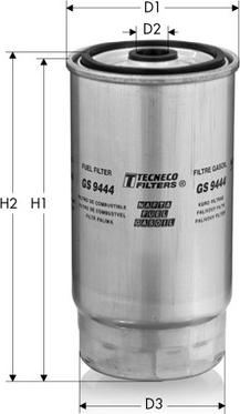 Tecneco Filters GS9444 - Filter za gorivo www.molydon.hr