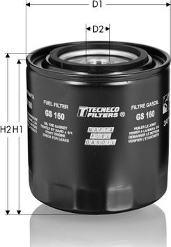 Tecneco Filters GS160 - Filter za gorivo www.molydon.hr