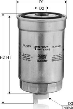 Tecneco Filters GS216HWS - Filter za gorivo www.molydon.hr