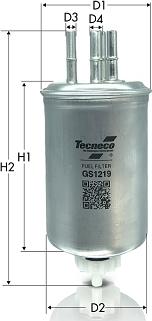 Tecneco Filters GS1219 - Filter za gorivo www.molydon.hr