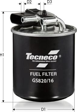 Tecneco Filters GS820/16 - Filter za gorivo www.molydon.hr