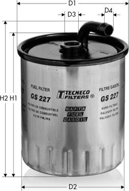 Tecneco Filters GS227 - Filter za gorivo www.molydon.hr