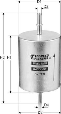 Tecneco Filters IN32 - Filter za gorivo www.molydon.hr