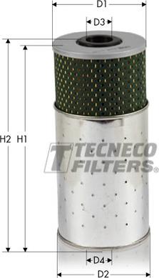 Tecneco Filters OL033L - Filter za ulje www.molydon.hr