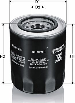 Tecneco Filters OL1001-T - Filter za ulje www.molydon.hr