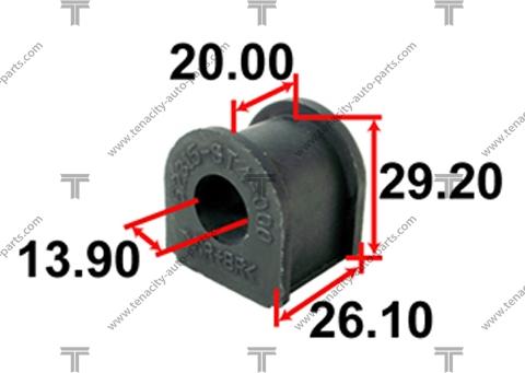 Tenacity ASBHO1022 - Čahura Ležaja, stabilizator www.molydon.hr