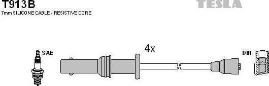 TESLA T913B - Set kablova za paljenje www.molydon.hr