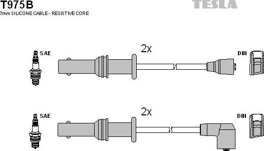 TESLA T975B - Set kablova za paljenje www.molydon.hr