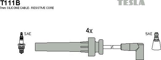 TESLA T111B - Set kablova za paljenje www.molydon.hr