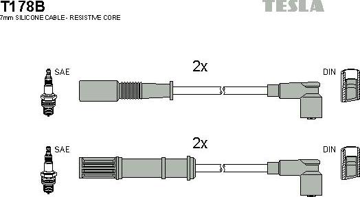 TESLA T178B - Set kablova za paljenje www.molydon.hr