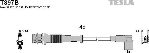 TESLA T897B - Set kablova za paljenje www.molydon.hr