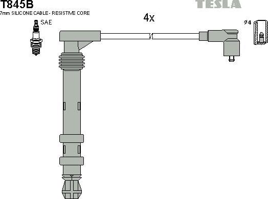 TESLA T845B - Set kablova za paljenje www.molydon.hr