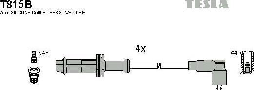 TESLA T815B - Set kablova za paljenje www.molydon.hr