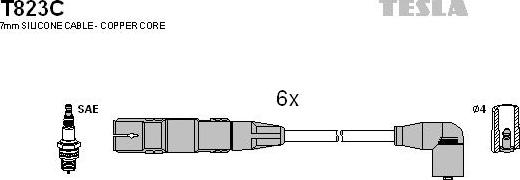 TESLA T823C - Set kablova za paljenje www.molydon.hr