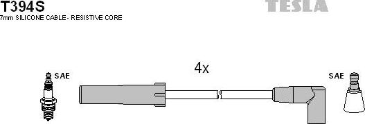 TESLA T394S - Set kablova za paljenje www.molydon.hr