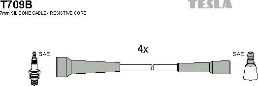 TESLA T709B - Set kablova za paljenje www.molydon.hr