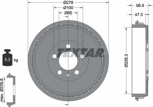 Textar 94046300 - Bubanj kočnica www.molydon.hr