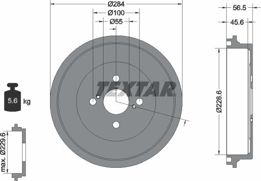 Textar 94040900 - Bubanj kočnica www.molydon.hr