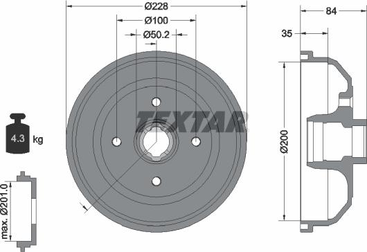 Textar 94009900 - Bubanj kočnica www.molydon.hr