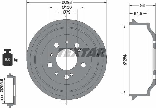 Textar 94014600 - Bubanj kočnica www.molydon.hr