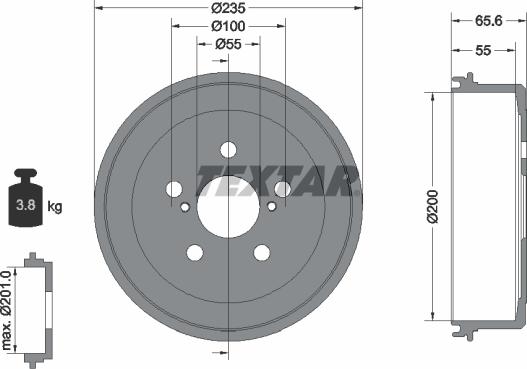 Textar 94017900 - Bubanj kočnica www.molydon.hr