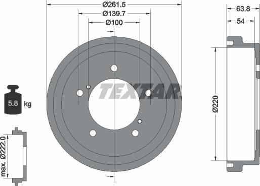 Textar 94037800 - Bubanj kočnica www.molydon.hr