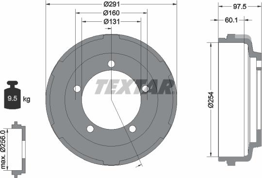 Textar 94024700 - Bubanj kočnica www.molydon.hr