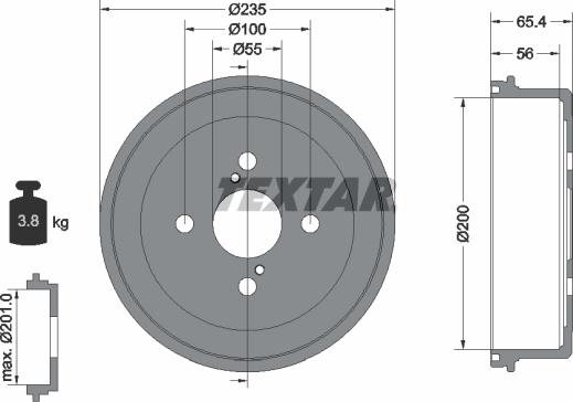 Textar 94021200 - Bubanj kočnica www.molydon.hr