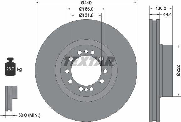 Textar 93086000 - Kočioni disk www.molydon.hr