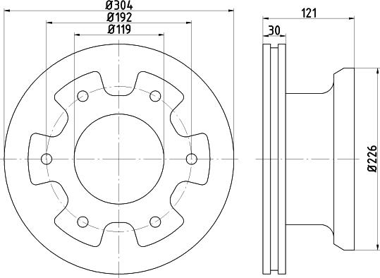 Textar 93191400 - Kočioni disk www.molydon.hr