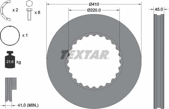 Textar 93322700 - Kočioni disk www.molydon.hr