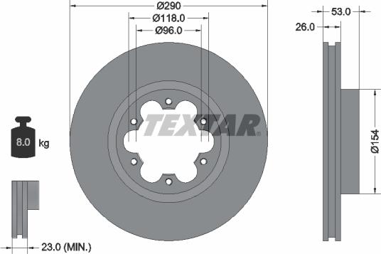 Textar 93240600 - Kočioni disk www.molydon.hr