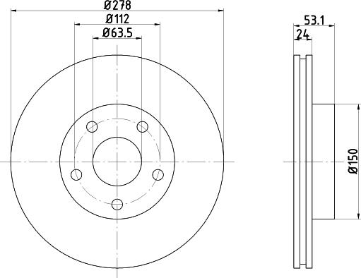 Textar 92092400 - Kočioni disk www.molydon.hr