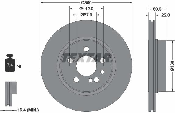 Textar 92056800 - Kočioni disk www.molydon.hr