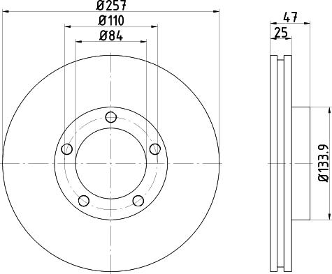 Textar 92050400 - Kočioni disk www.molydon.hr