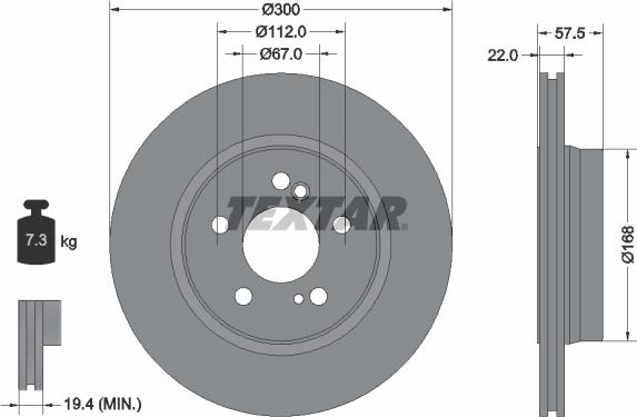 Textar 92064200 - Kočioni disk www.molydon.hr