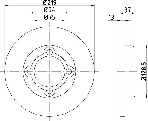 Textar 92066500 - Kočioni disk www.molydon.hr