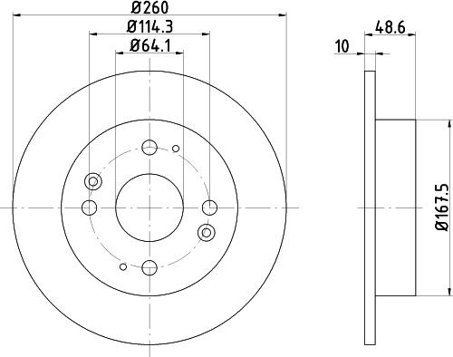 Textar 92081703 - Kočioni disk www.molydon.hr