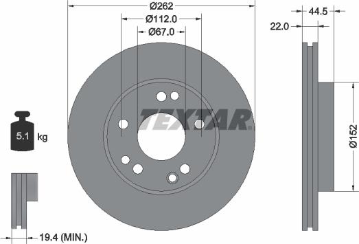 Textar 92038600 - Kočioni disk www.molydon.hr