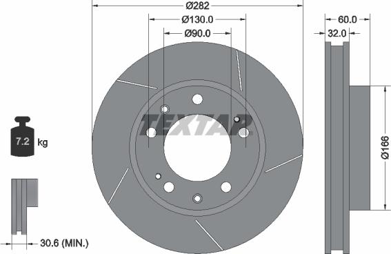 Textar 92033300 - Kočioni disk www.molydon.hr