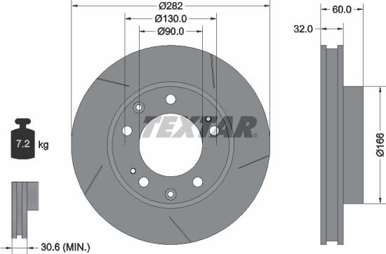 Textar 92033200 - Kočioni disk www.molydon.hr