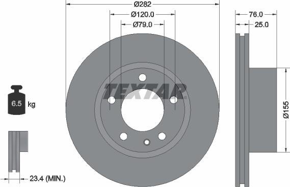 Textar 92026700 - Kočioni disk www.molydon.hr