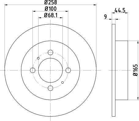 Textar 92079903 - Kočioni disk www.molydon.hr