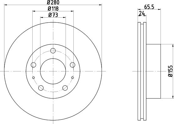 Textar 92073800 - Kočioni disk www.molydon.hr