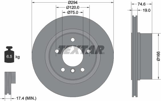 Textar 92146100 - Kočioni disk www.molydon.hr