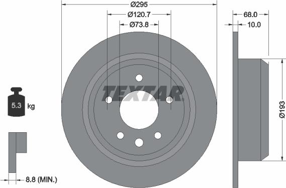 Textar 92140300 - Kočioni disk www.molydon.hr