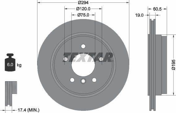 Textar 92141705 - Kočioni disk www.molydon.hr