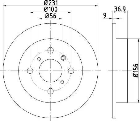 Textar 92169803 - Kočioni disk www.molydon.hr