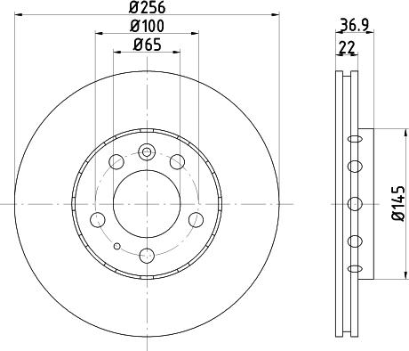 Textar 92106500 - Kočioni disk www.molydon.hr